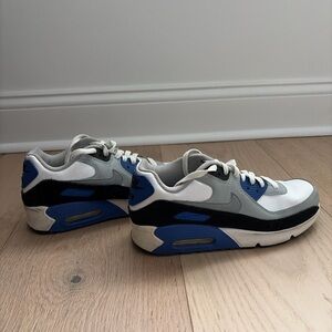 Nike Air Max Blue and White Sneakers